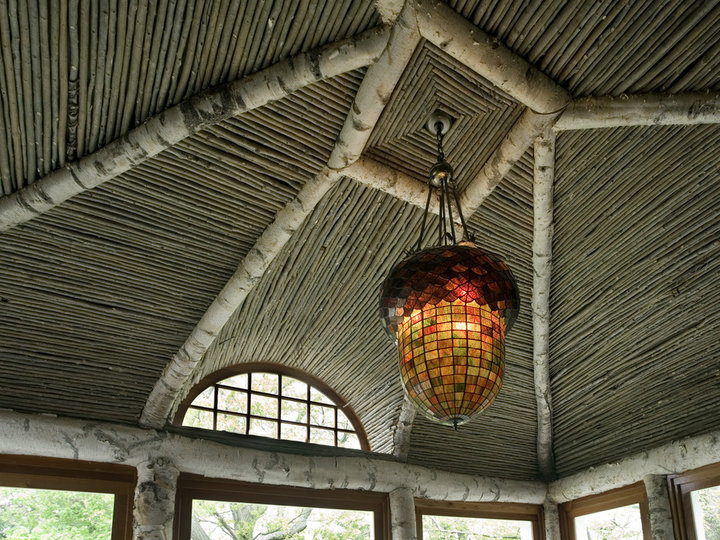 Eclectic Porch - Backyard