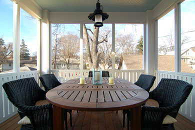 Inspiration for a traditional veranda in Minneapolis.