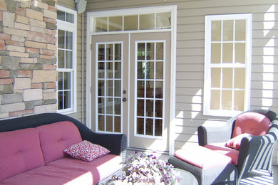 This is an example of a transitional porch design in DC Metro.