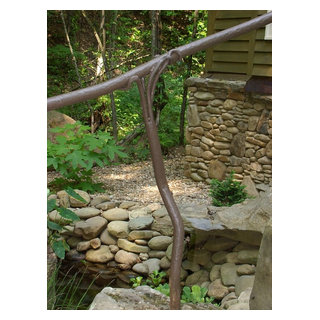 Vine Railing - Rustic - Porch - Atlanta - by Owens Welding, Inc. | Houzz