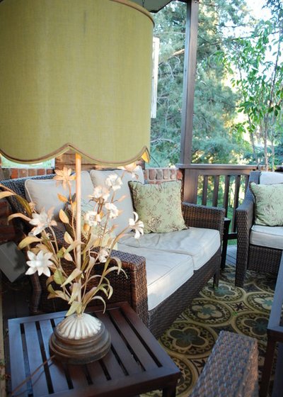 Traditional Porch by Judith Balis Interiors