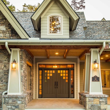 Welcoming and Rustic Entrance