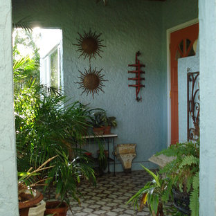 Immagine di un portico tropicale