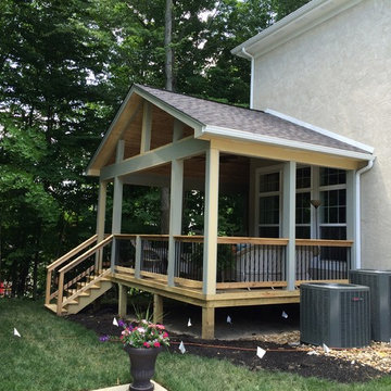 Westerville, OH, Outdoor Living Addition on Newly Constructed Home
