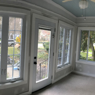Windows, trim, ready for paint