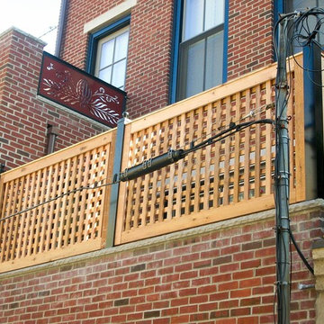 Wooden Railing for Balcony