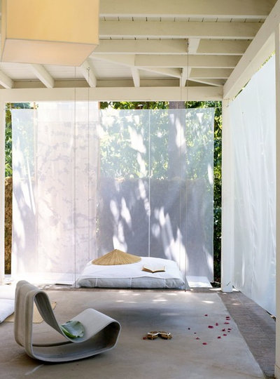 Asian Porch by Rozalynn Woods Interior Design
