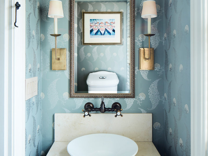 Bathroom - French Country Powder Room