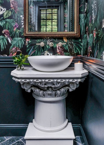 Eclectic Cloakroom by JMT Fine Living