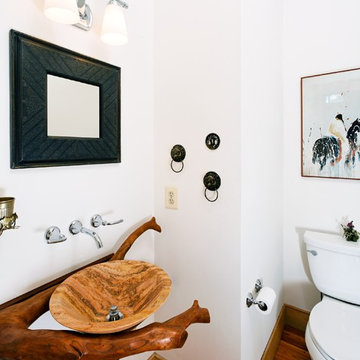 Transitional Powder Room