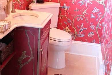 ボルチモアにあるアジアンスタイルのおしゃれなトイレ・洗面所の写真