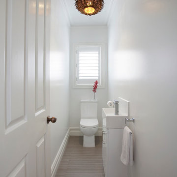 Long Narrow Room Powder Room Ideas - Photos & Ideas | Houzz