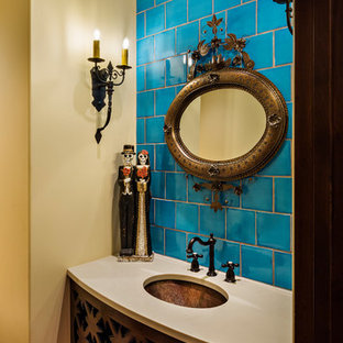 Réalisation d'un WC et toilettes sud-ouest américain.