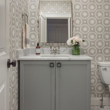 Beach Style Powder Room