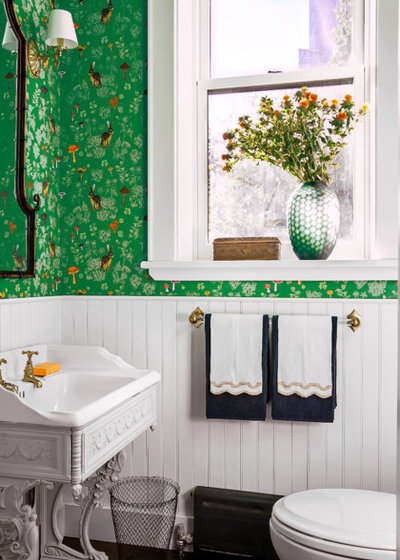 Traditional Powder Room by LAVA interiors