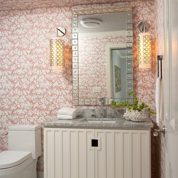 Bruce Avenue Residence Lower-Level Powder Room