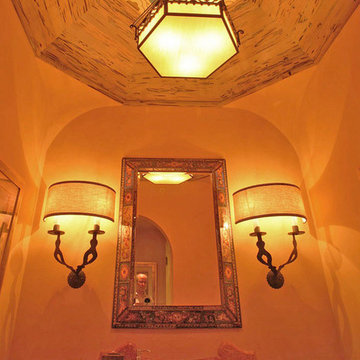 California Mission Style Eclectic: Powder Room