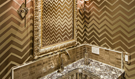 Powder Room Palettes: 10 Glorious Golds