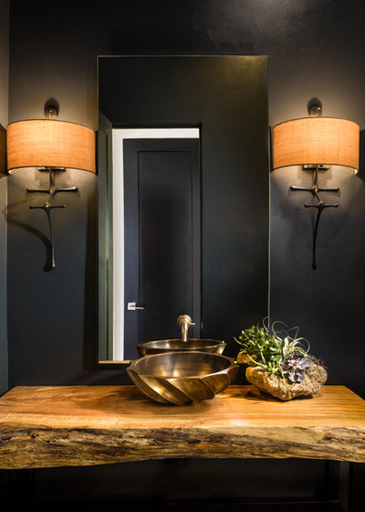 Contemporary Powder Room by Watson Design Group