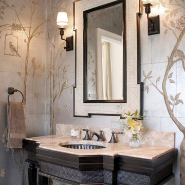 Chinoiserie Formal Powder Room