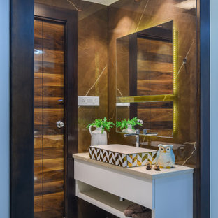 Contemporary Powder Room