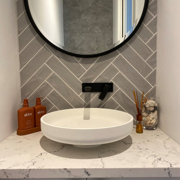 Contemporary Styled Powder Room