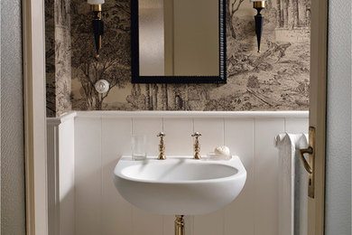 Powder room - traditional powder room idea in Other