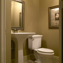 Traditional Powder Room by Maillot Homes