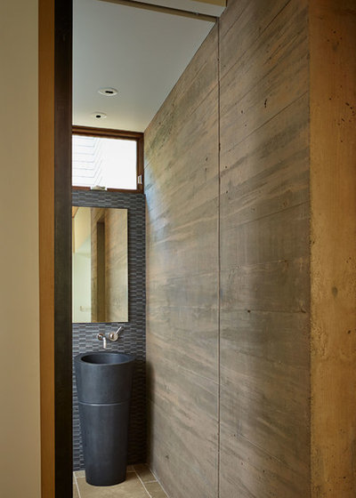 Contemporary Powder Room by DeForest Architects