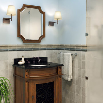 Curved Front Vanity