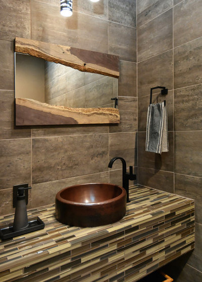 Contemporary Cloakroom by Onyx Construction