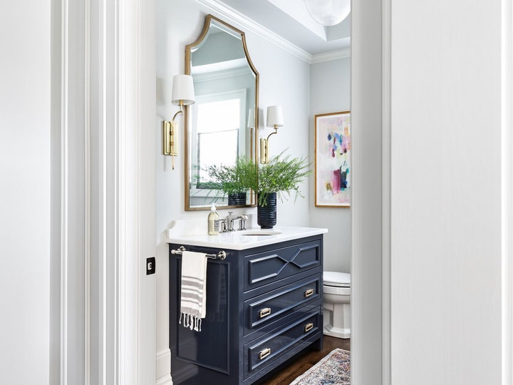 Bathroom - Transitional Powder Room