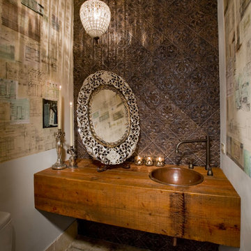 Eclectic Powder Room