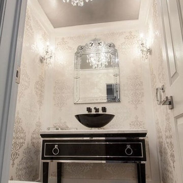 Elegant and Sophisticated Powder Room