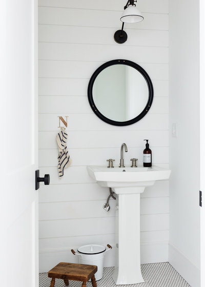 Powder Room Patterns: 10 Stylish Shiplap Looks