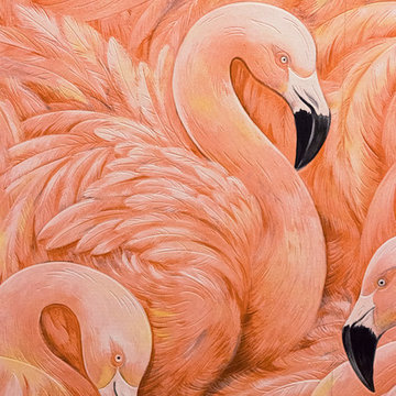 FiDi Flamingo Powder Room Project