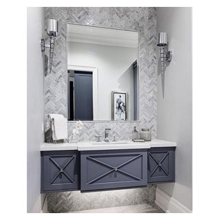 Floating Powder Rm Vanity - Modern - Powder Room - Phoenix - by ...