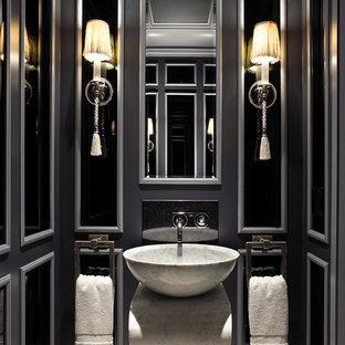 Idées déco pour un WC et toilettes exotique.