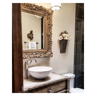 French Farmhouse/European farmhouse - Farmhouse - Powder Room - Phoenix - by User | Houzz