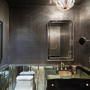 Glamorous Powder Bathroom