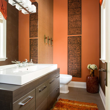 Transitional Powder Room