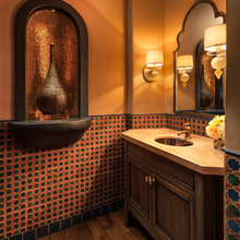 Moroccan bathroom style