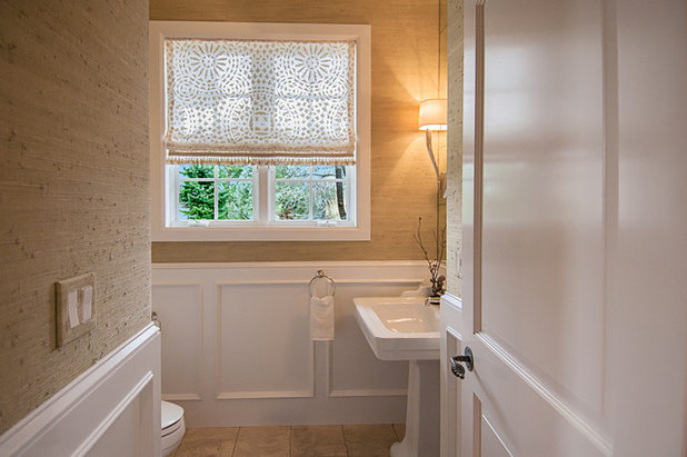 Traditional Powder Room by Oliver Designs