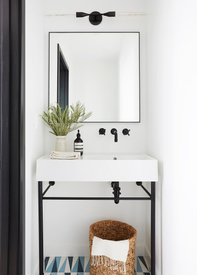 Contemporary Powder Room by SHAPESIDE