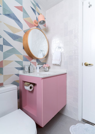 Contemporary Powder Room by STYLEDBYPT - STYLED BY PRISCILLA TAN