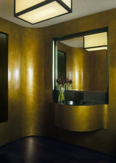 Modern Powder Room by Incorporated