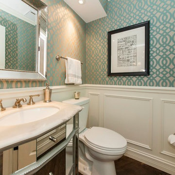 Lincoln Park Townhouse Powder Room