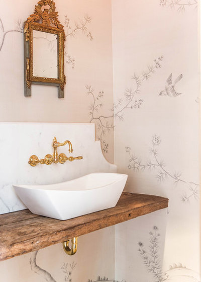 Victorian Powder Room by Erika Bierman Photography