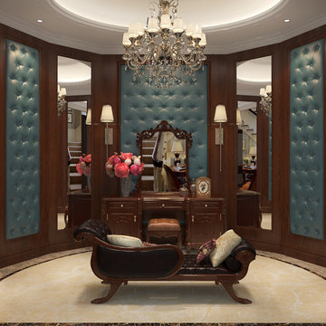 Luxury Classical Design in Powder Room