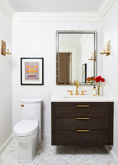 Traditional Powder Room by Case Architects & Remodelers
